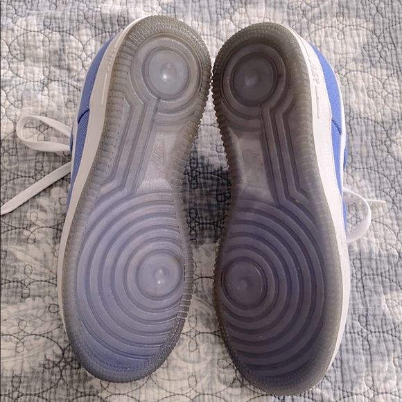 NIKE AIR FORCE 1 Purple Frost Sz 8 - Picture 5 of 8